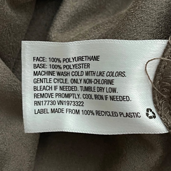 WILD FABLE Faux Leather Slip Dress in Dark Taupe Size XS - Picture 16 of 16